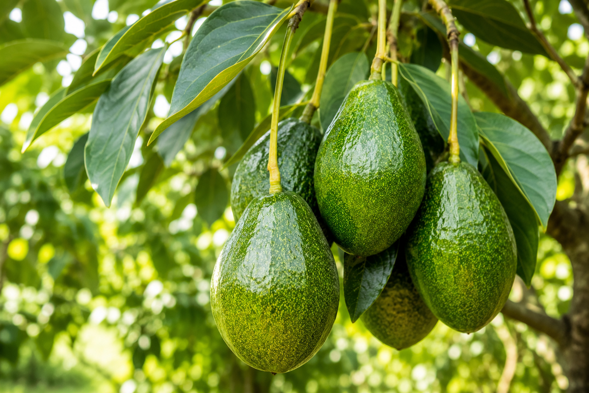 Catalina avocado ready to harvest on tree in palm bay
