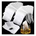100 Disposable Tea Bags for Loose Leaf Tea infusion with drawstring