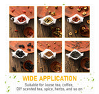 100 Disposable Tea Bags for Loose Leaf Tea infusion with drawstring