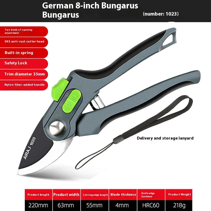 Multifunctional Pruning Shear Garden Tools Labor Saving Scissors Gardening Plant Sharp Branch Pruners Protection Hand Durable