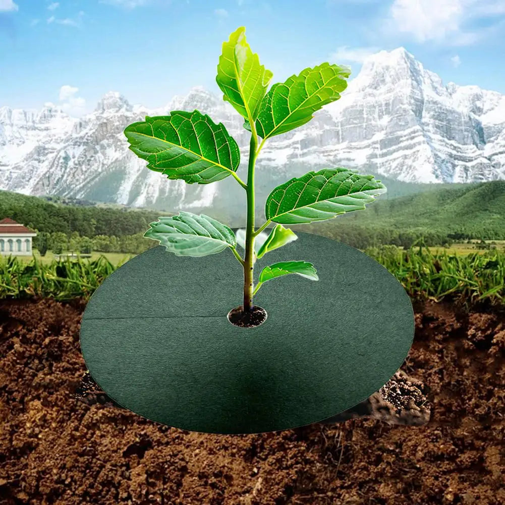 Weed Mat,Ecological Control Cloth Mulch Weeding Barrier,New Tree Protector Mat,Garden Plant Cover,Anti Grass,15-42cm
