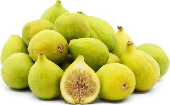 A bunch of freshly harvested Yellow Thai Honey Figs