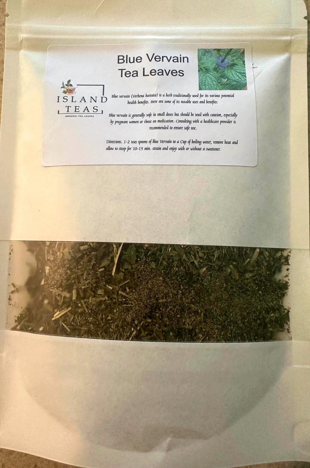 Organic Dried Jamaican Blue Vervain | Island Gardeners Nursery