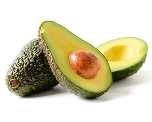 Lula avocado sliced open at The Island Gardeners
