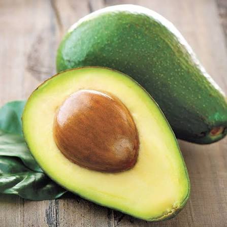 Wurtz avocado cut open to show its flesh and seed